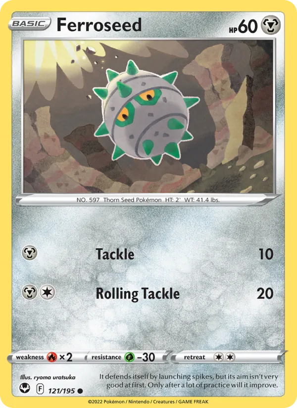 Ferroseed Pokémon card
