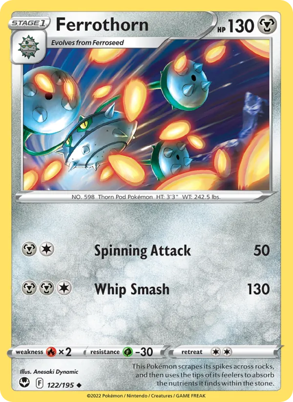 Ferrothorn Pokémon card