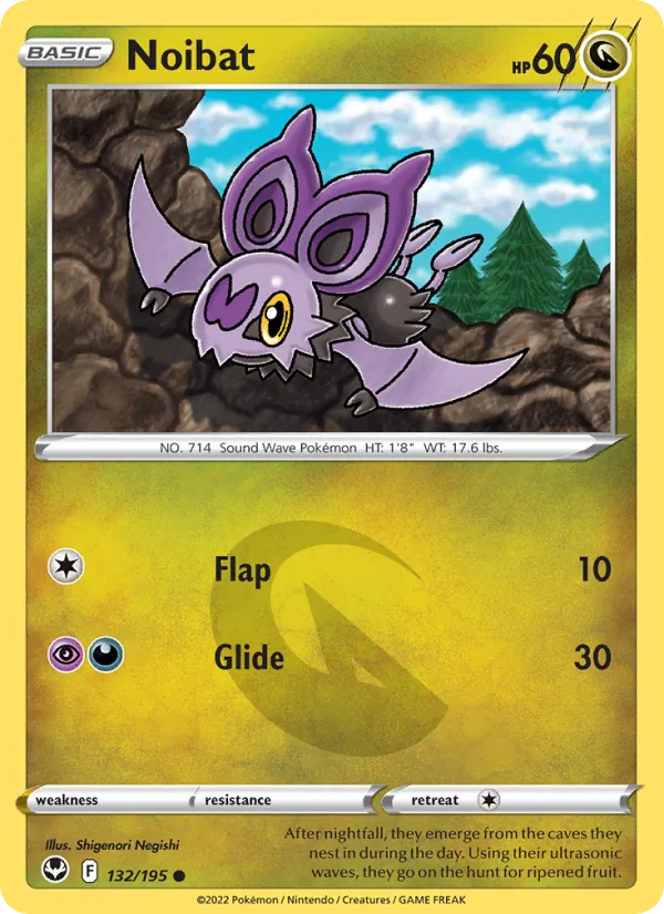 Noibat Pokémon card