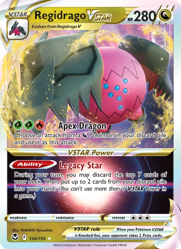 Regidrago VSTAR Pokémon card
