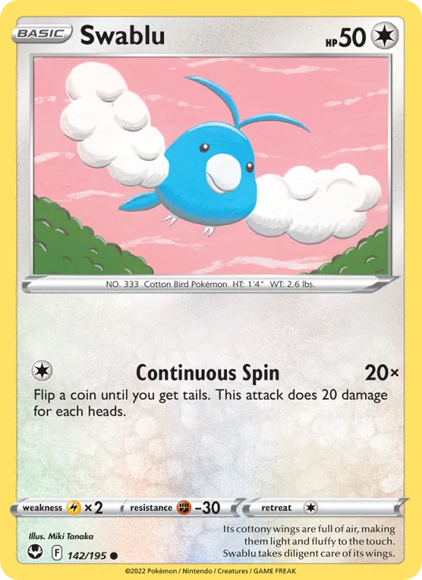 Swablu card