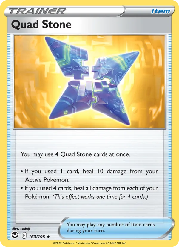Quad Stone card