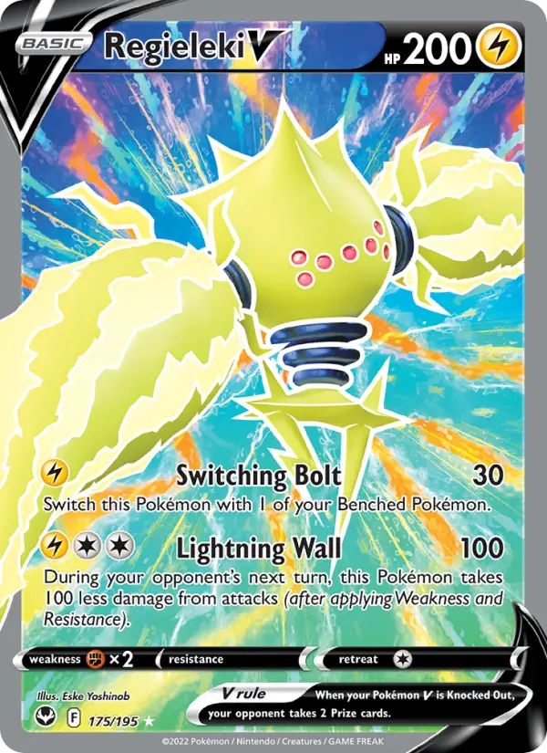 Regieleki V Pokémon card