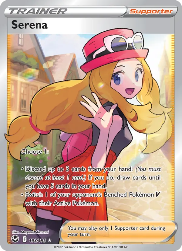 Serena Pokémon card