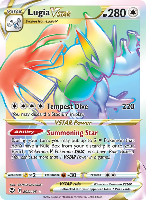 Lugia VSTAR Pokémon card