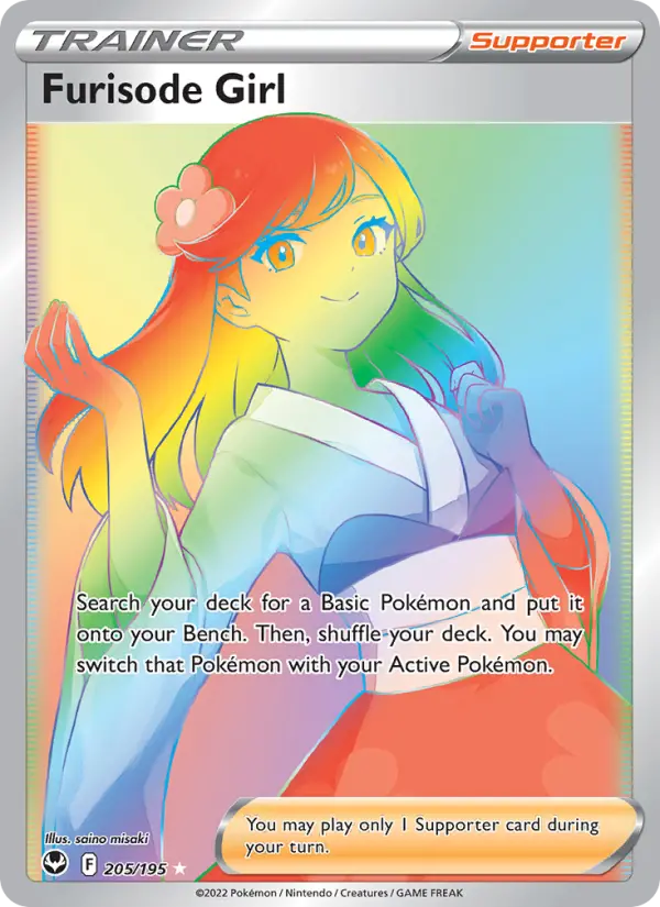 Furisode Girl Pokémon card