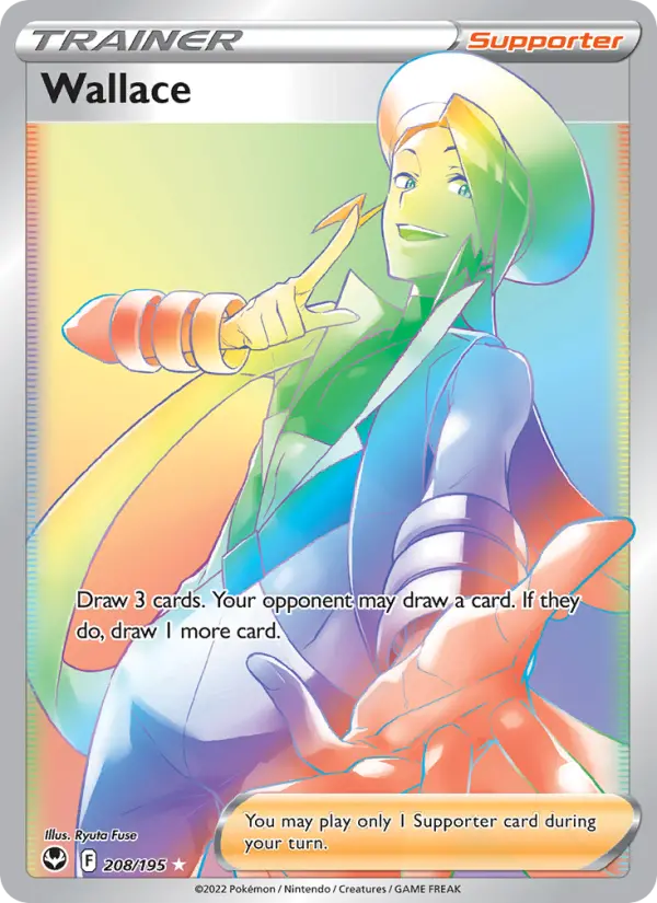 Wallace Pokémon card