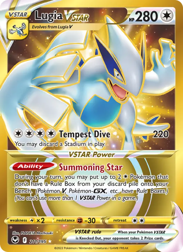 Lugia VSTAR Pokémon card