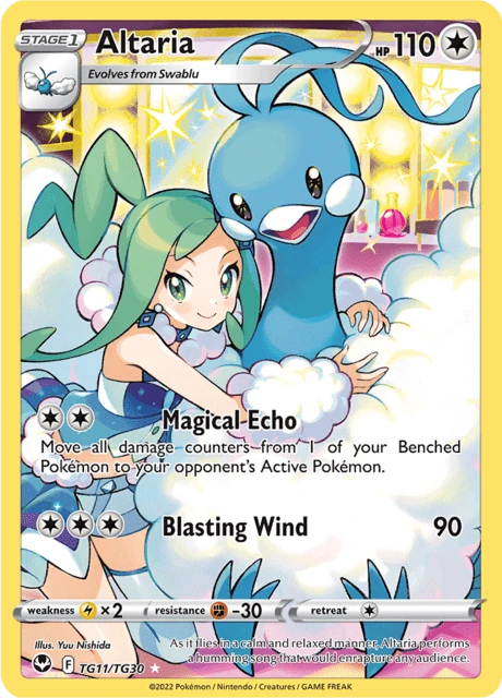 Altaria Pokémon card