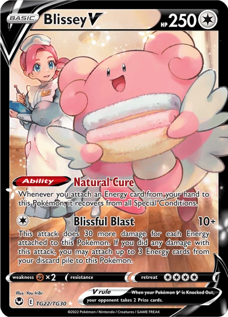 Blissey V Pokémon card
