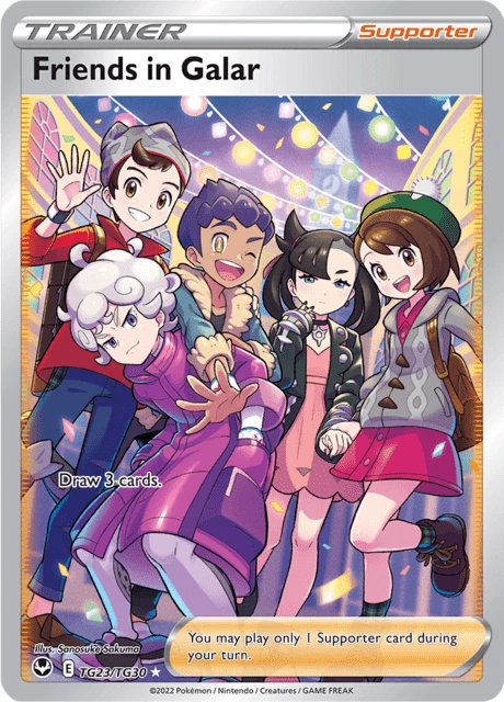 Friends in Galar Pokémon card