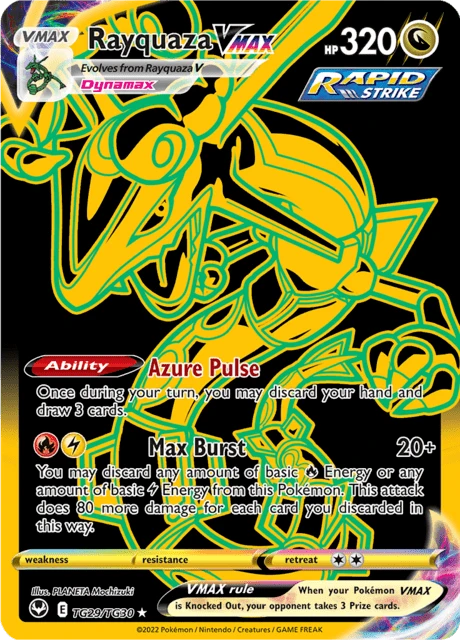 Rayquaza VMAX Pokémon card