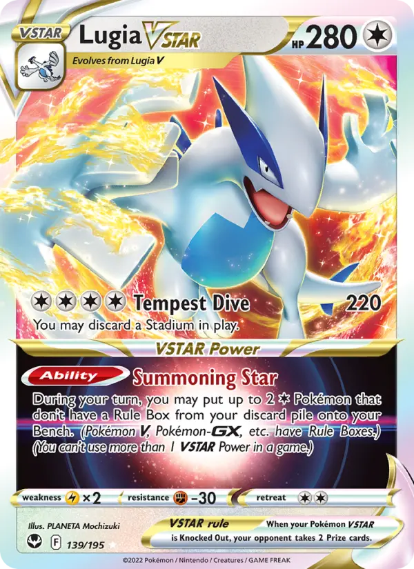 Lugia VSTAR Pokémon card