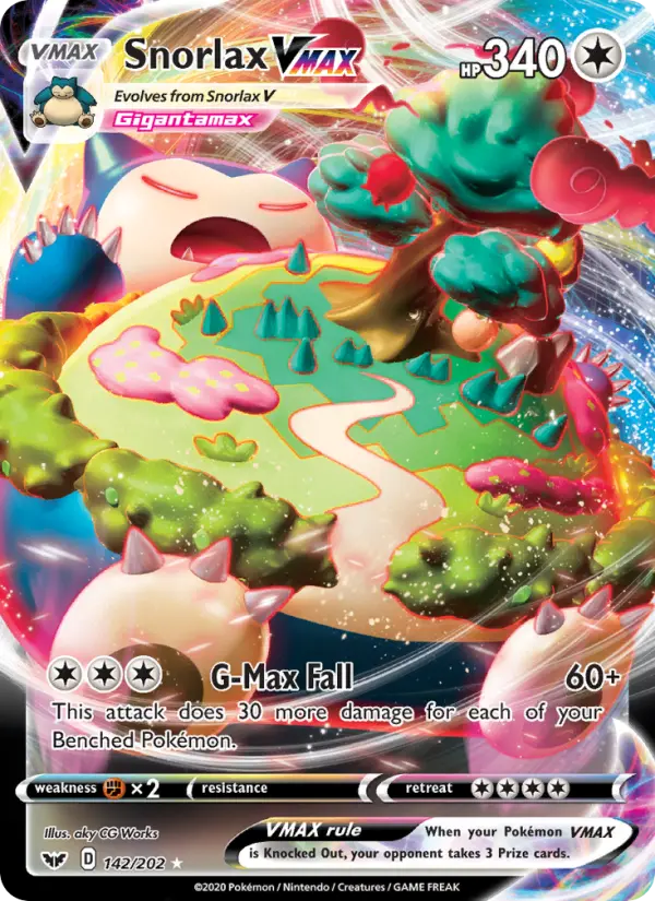 Snorlax VMAX Pokémon card