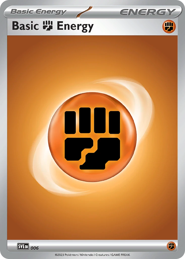 Fighting Energy Pokémon card