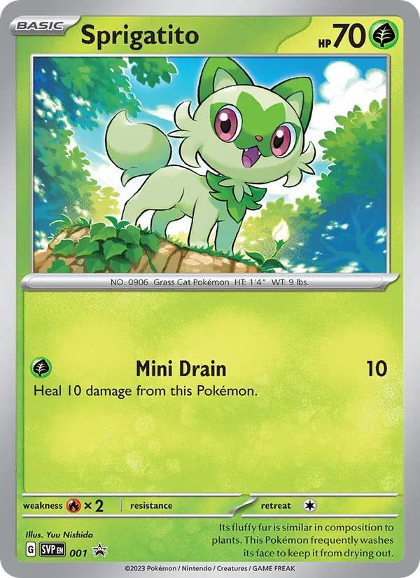 Sprigatito card