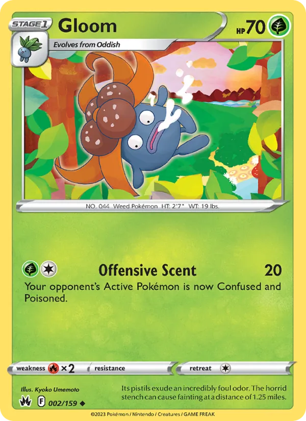 Gloom Pokémon card