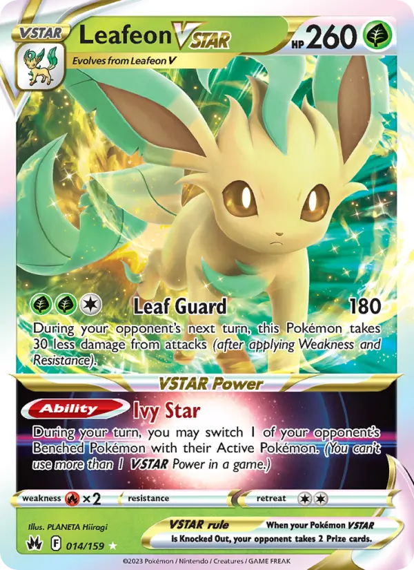 Leafeon VSTAR Pokémon card