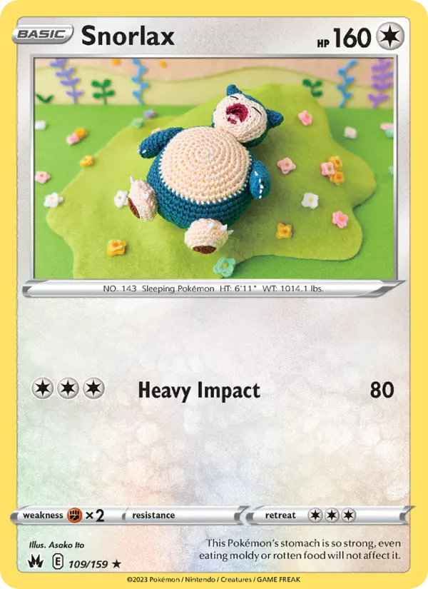 Snorlax Pokémon card