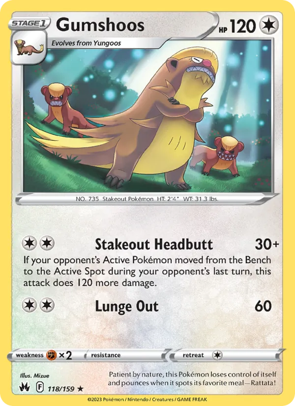 Gumshoos card