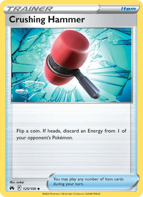 Crushing Hammer Pokémon card