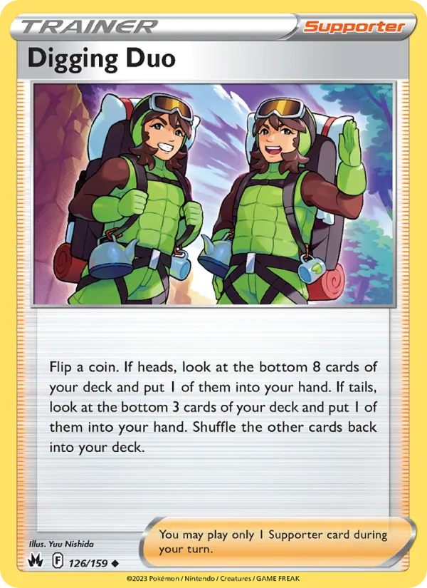 Digging Duo card