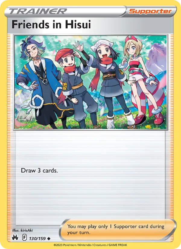 Friends in Hisui card