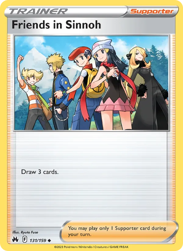 Friends in Sinnoh card