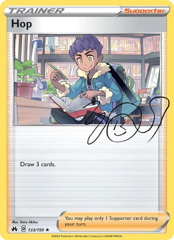 Hop Pokémon card