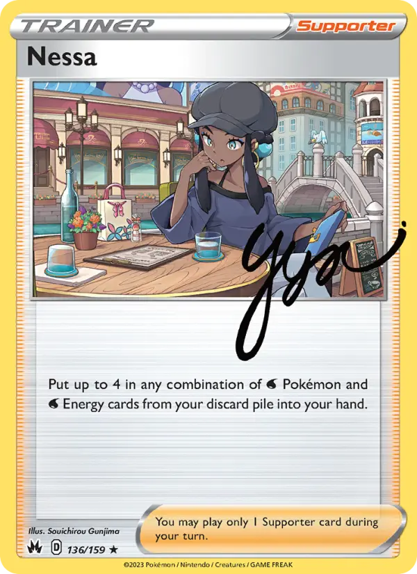 Nessa Pokémon card