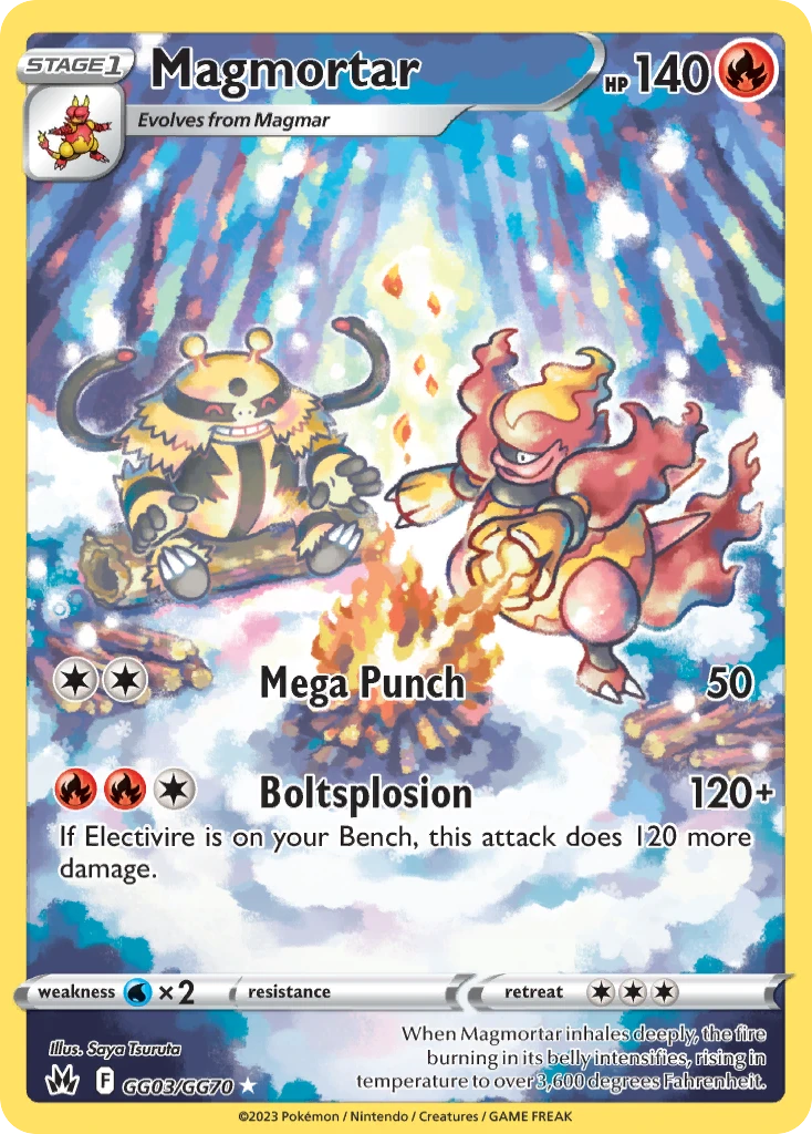 Magmortar Pokémon card