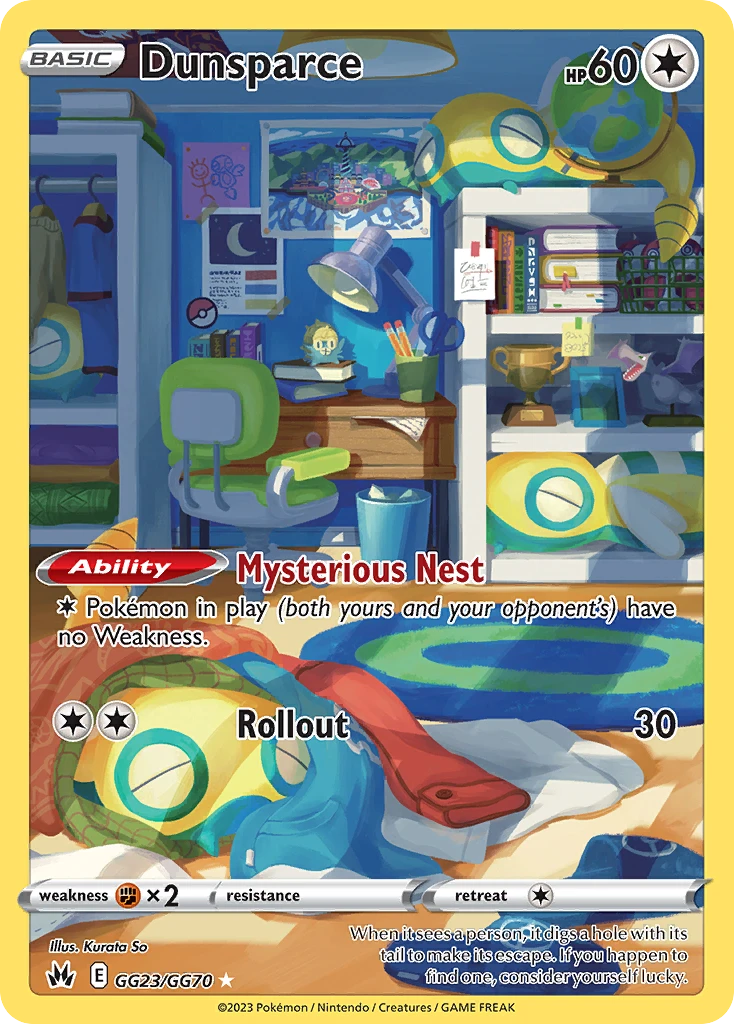 Dunsparce Pokémon card