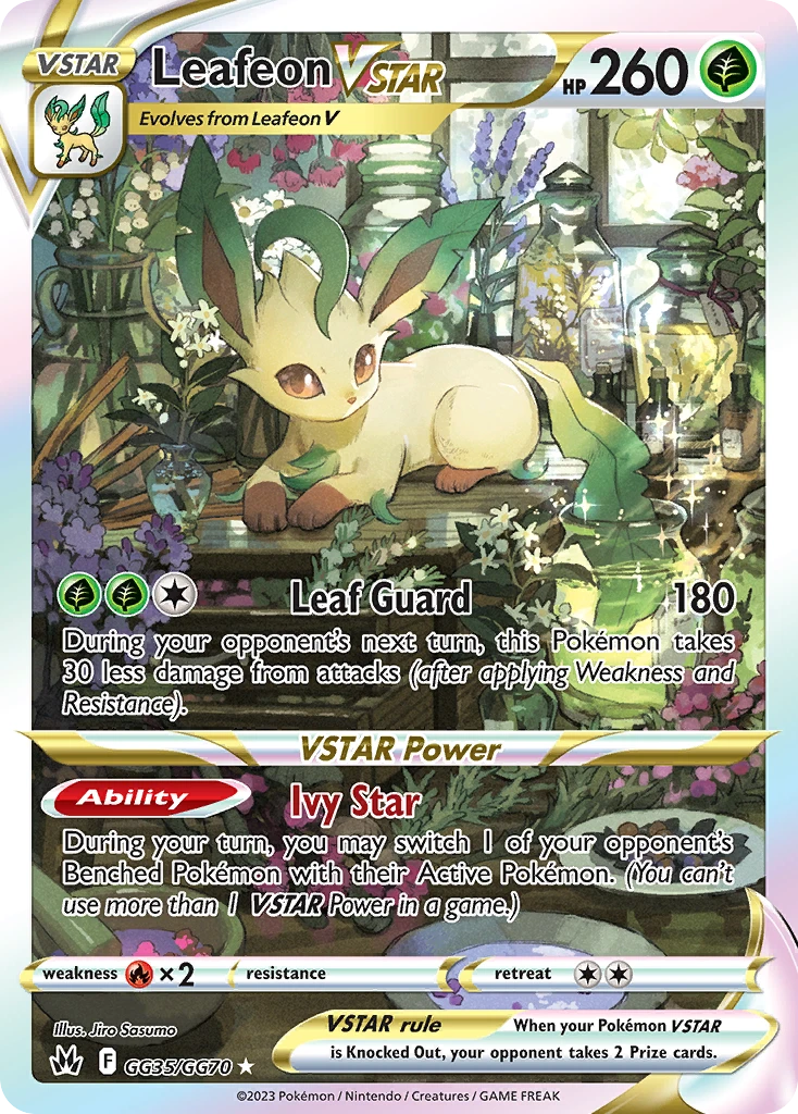 Leafeon VSTAR Pokémon card