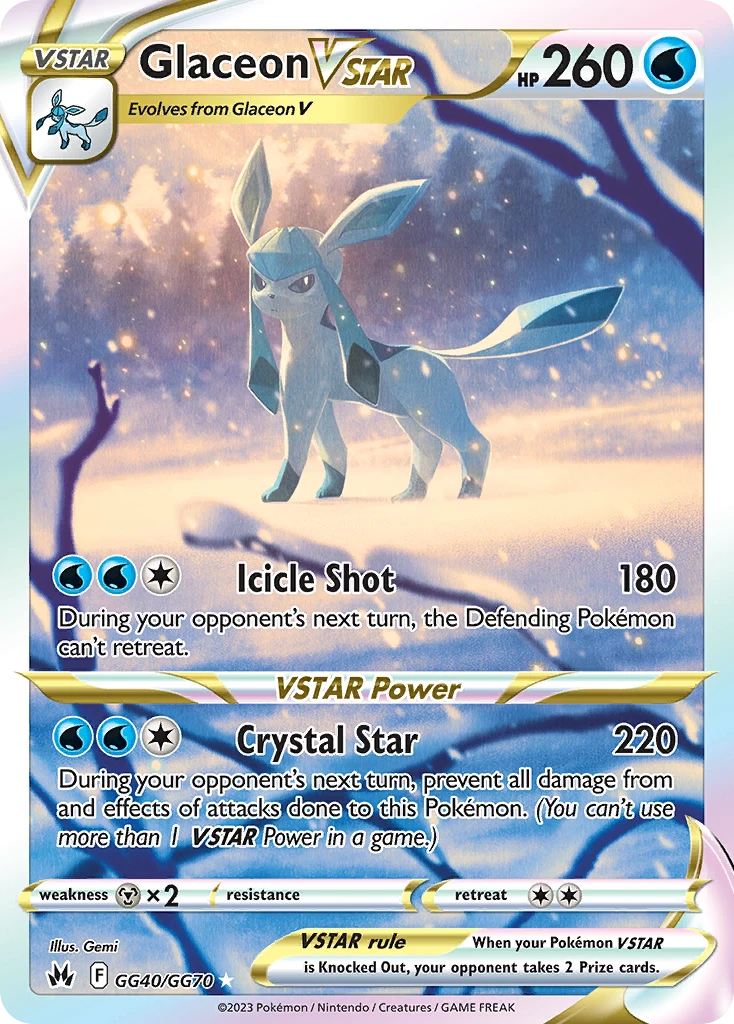 Glaceon VSTAR Pokémon card