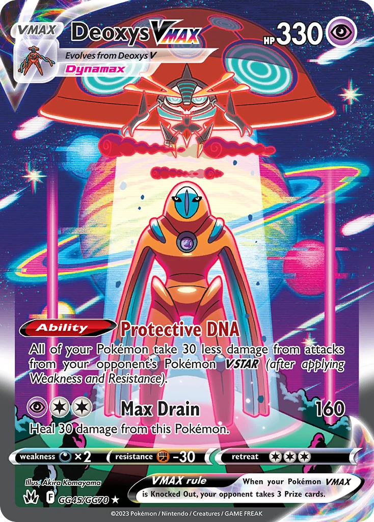 Deoxys VMAX Pokémon card