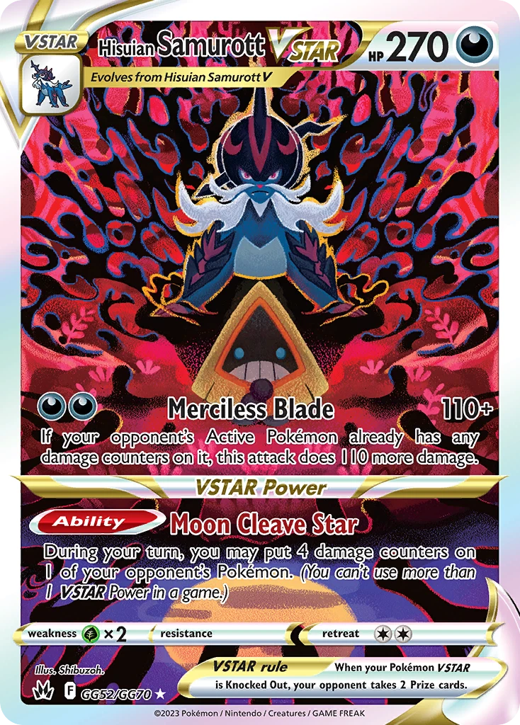 Hisuian Samurott VSTAR Pokémon card