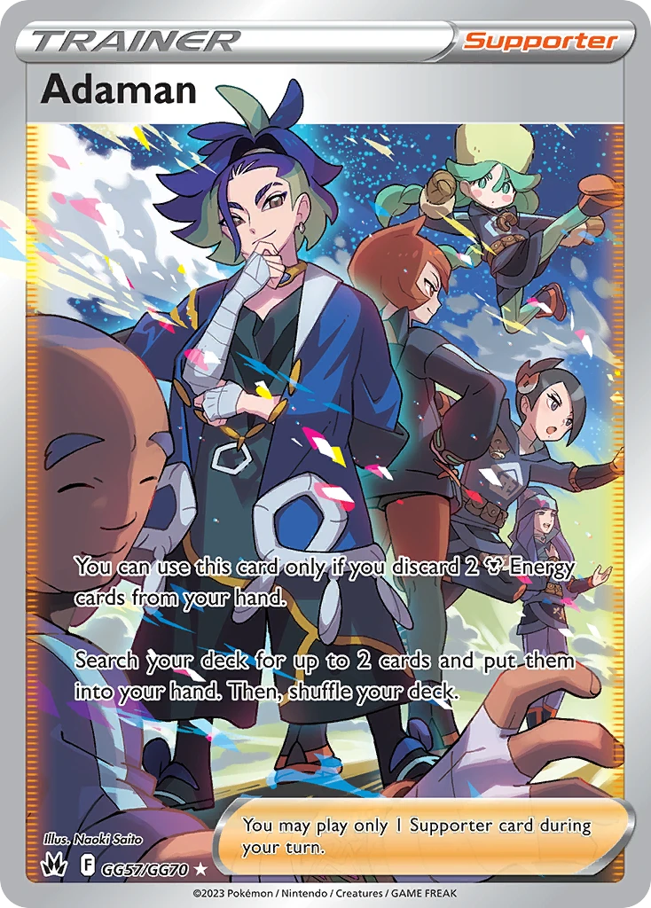 Adaman Pokémon card