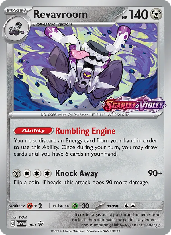 Revavroom card