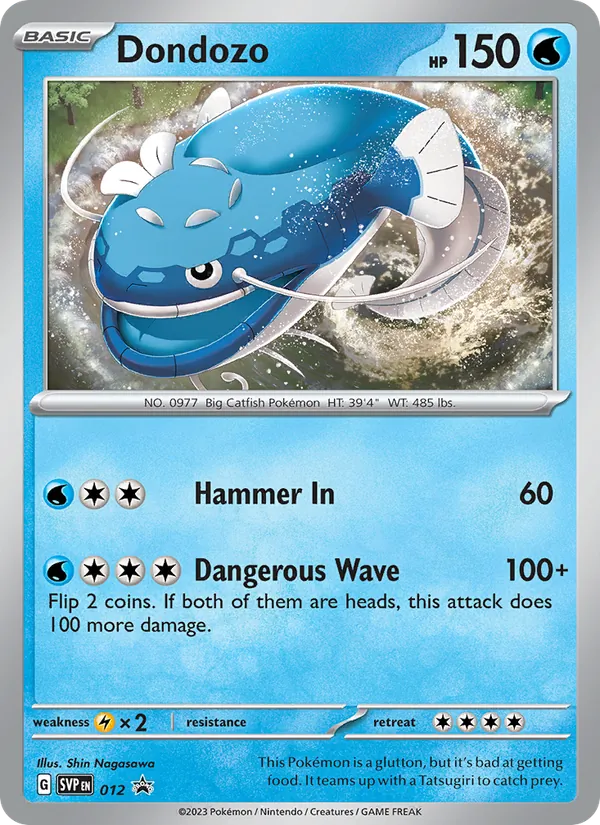 Dondozo Pokémon card
