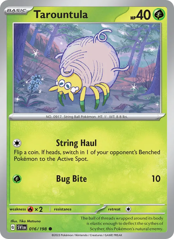 Tarountula card