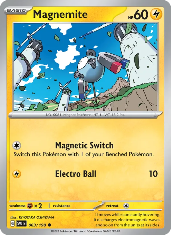Magnemite Pokémon card