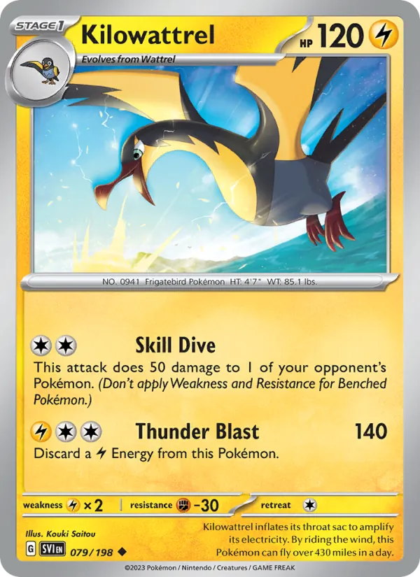 Kilowattrel card
