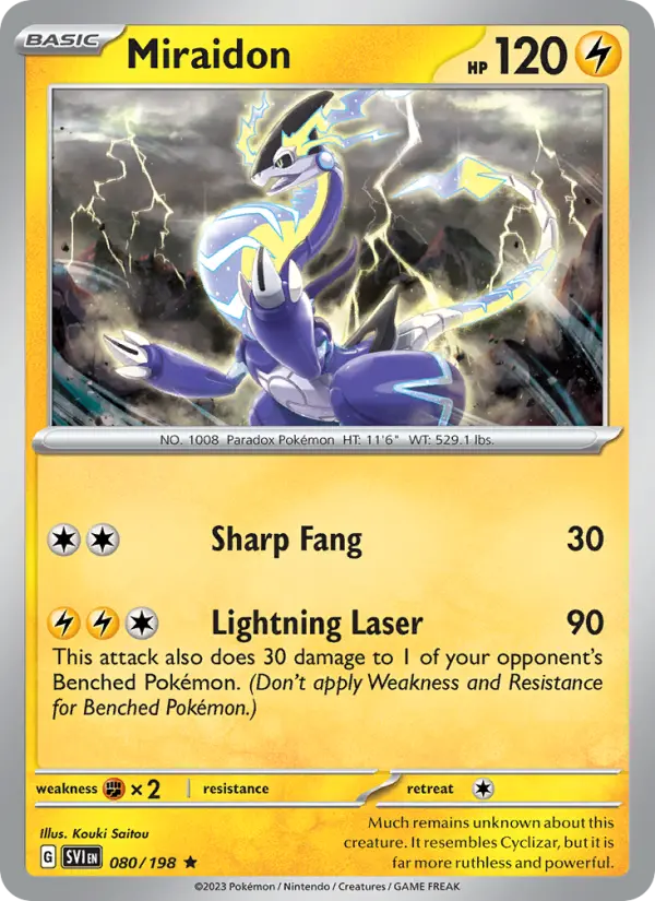 Miraidon Pokémon card
