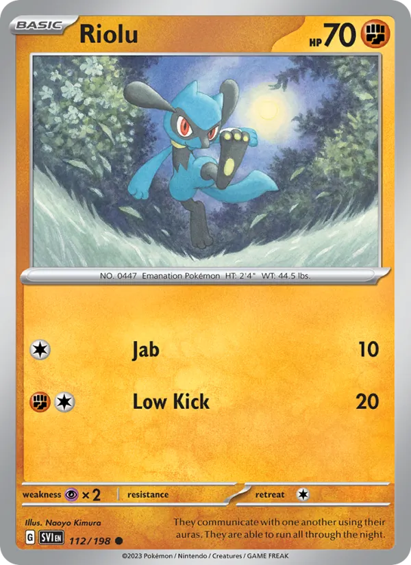 Riolu card