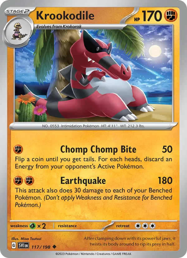 Krookodile Pokémon card