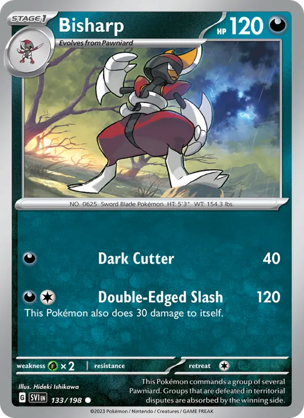 Bisharp Pokémon card