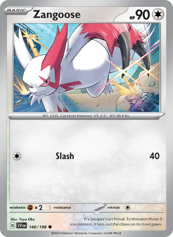 Zangoose card