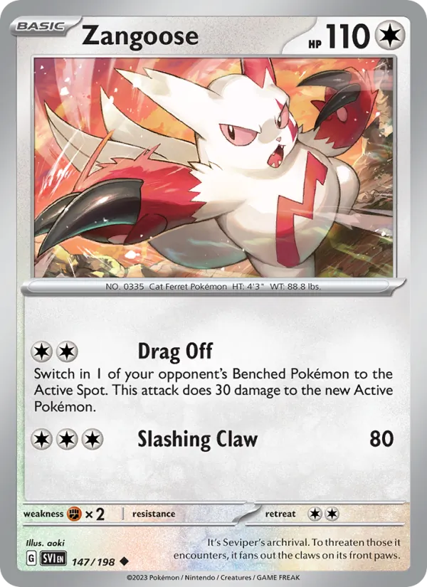 Zangoose card
