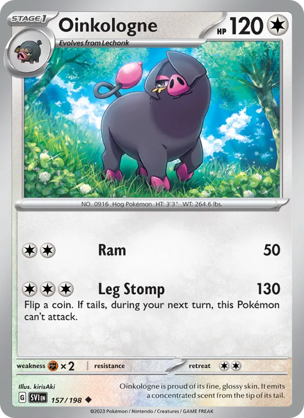 Oinkologne card