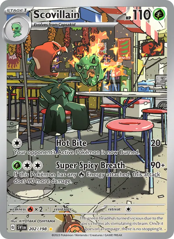 Scovillain Pokémon card